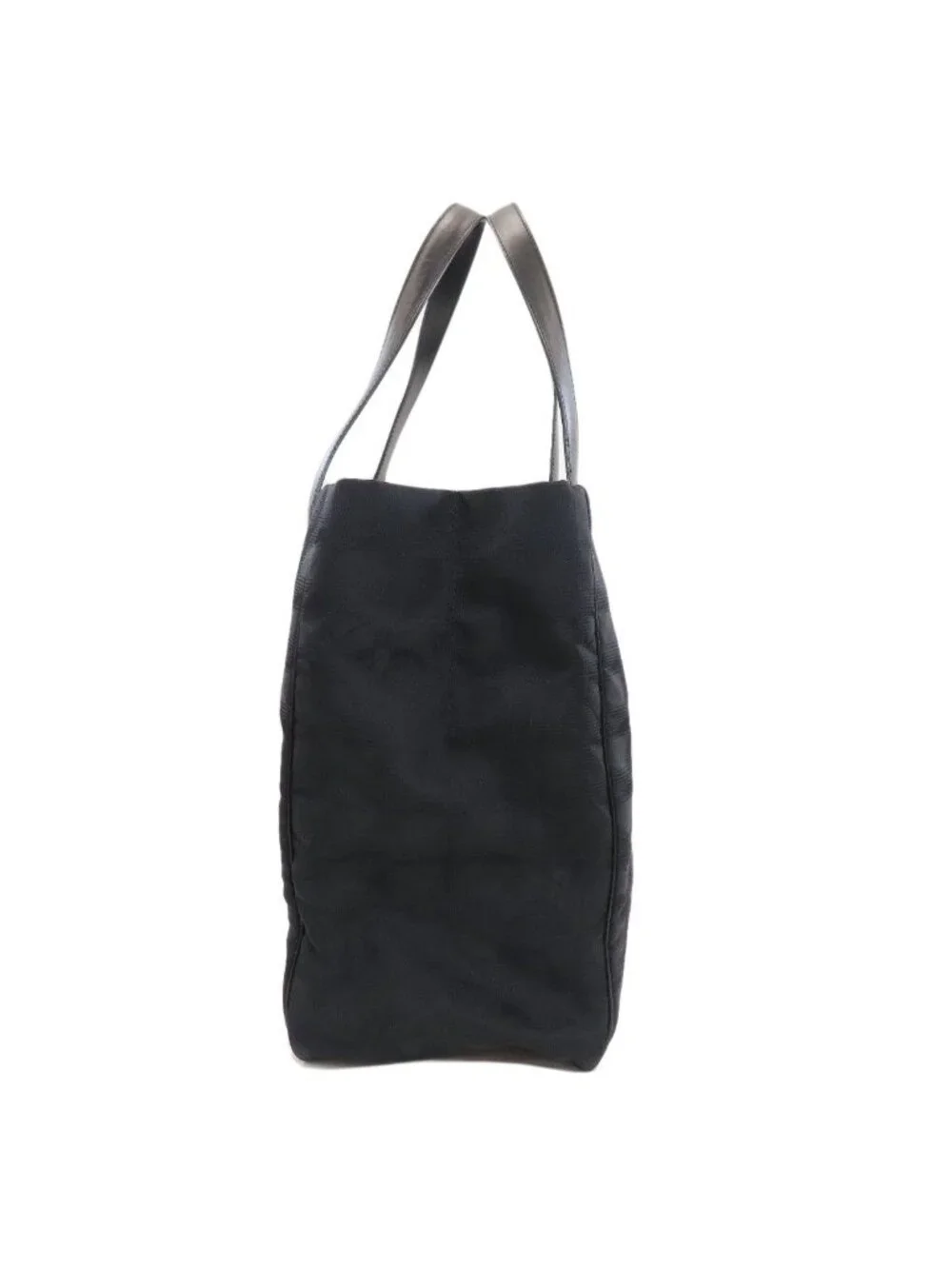 Chanel New Travel Line MM Gold Tote Bag Nylon Jacquard